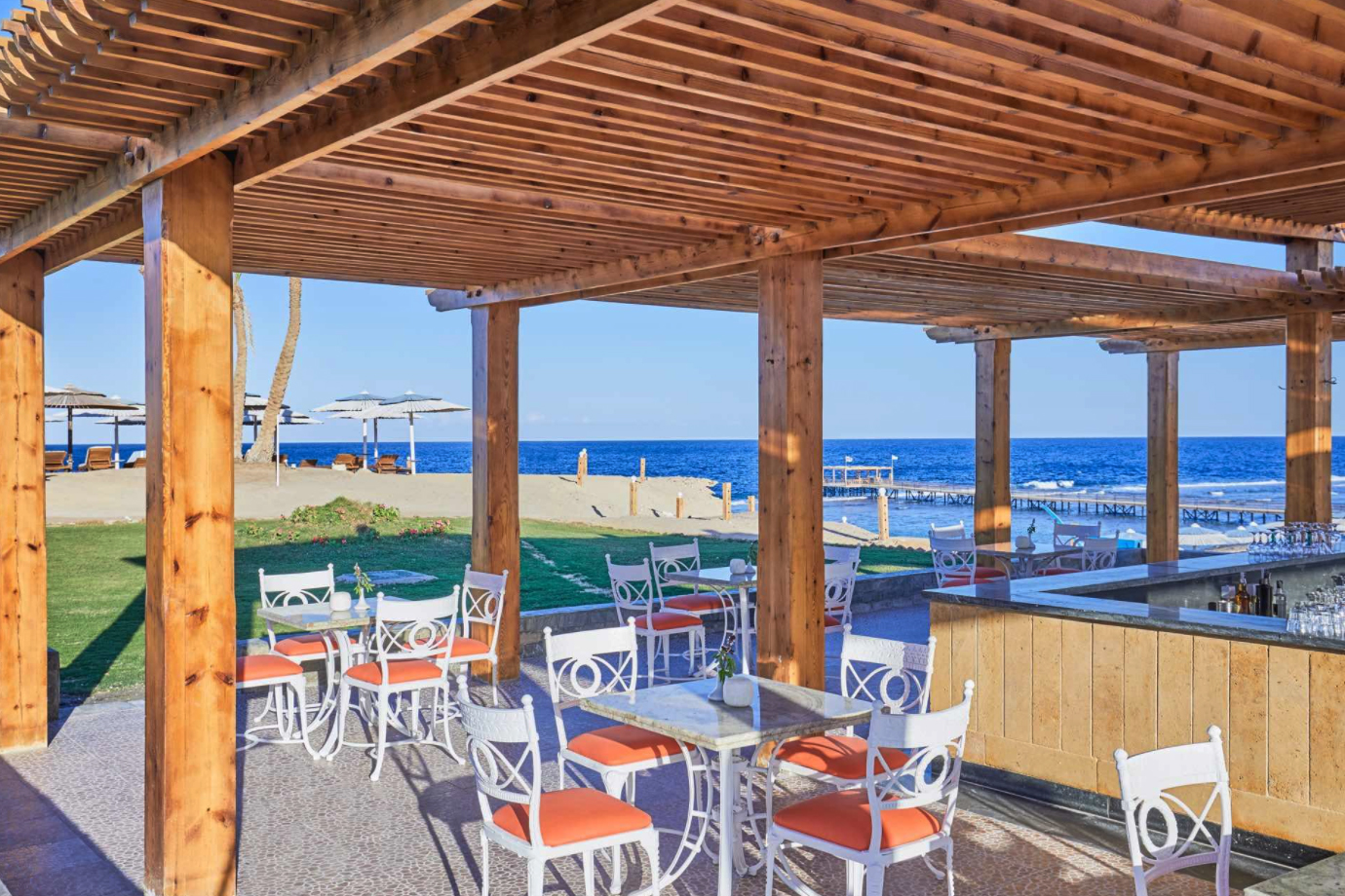 Strandbar des Solymar Hotels Coraya Bay